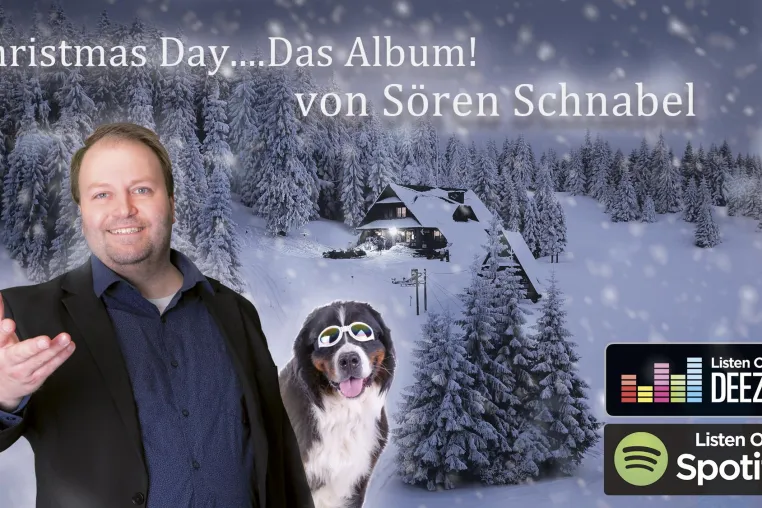 Bild: Weihnachtsalbum Christmas Day von Popstar Sören Schnabel