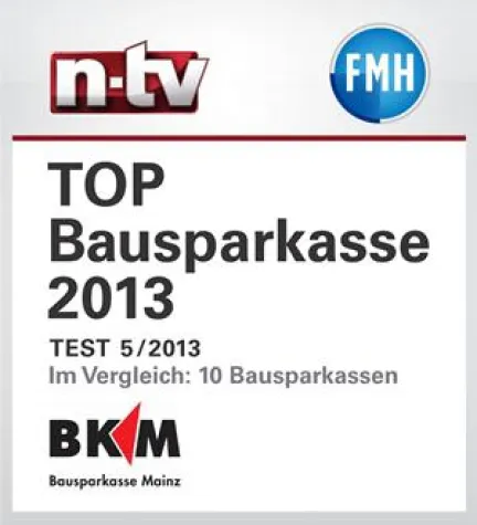 Bild: BKM ist TOP-Bausparkasse 2013