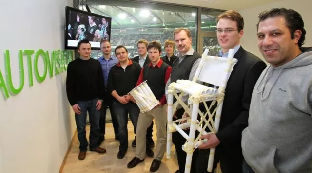 Bild: Karrierestart für angehende Ingenieure: Studenten-Workshop in AutoVision-Loge der Volkswagen-Arena