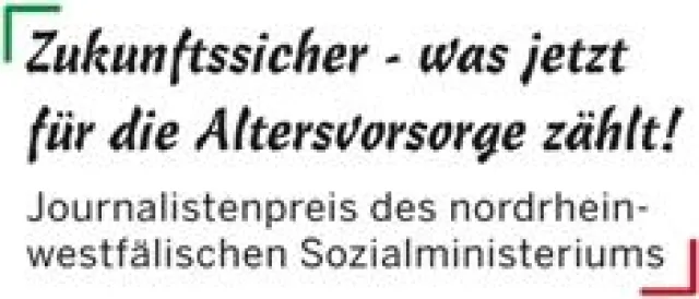 Bild: Sozialministerium lobt Journalistenpreis zur Altersvorsorge aus