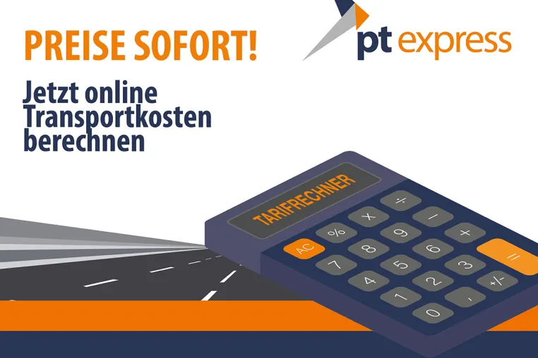 Bild: Transportkosten sofort online berechnen 