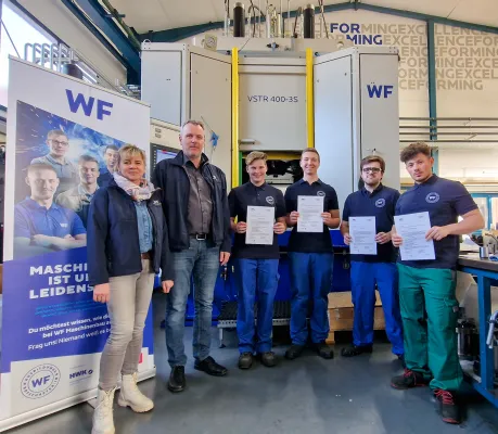 Sendenhorster Maschinenbauer unterstützt die Initiative "Kein Abschluss ohne Anschluss" Bild: Sendenhorster Maschinenbauer unterstützt die Initiative "Kein Abschluss ohne Anschluss"