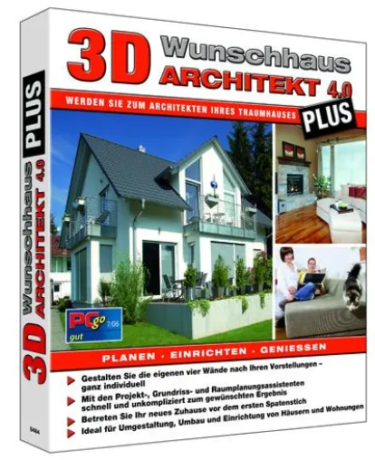 Bild: Mit 3D Wunschhaus Architekt 4.0 Plus spielend leicht zum perfekten Eigenheim