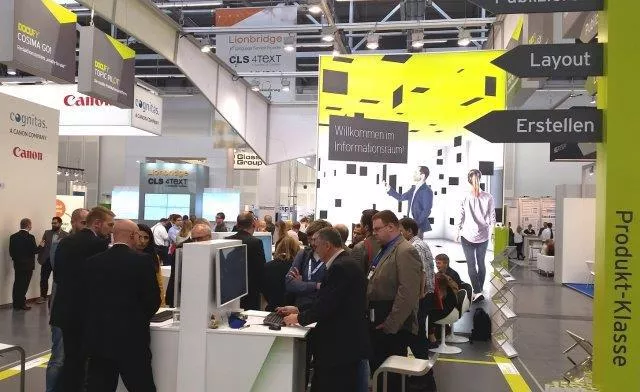 Bild: Neues Konzept „Informationsraum“ von DOCUFY zieht Besucher auf der Branchenmesse tekom an