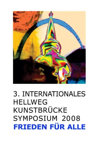Bild: Sponsoren für 3. Internationales Hellweg Kunstbrücke Symposium "FRIEDEN FÜR ALLE" gesucht