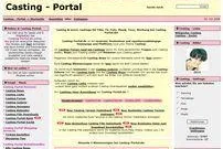 Bild: Casting-Portal.de nach Relaunch in neuem Styling online