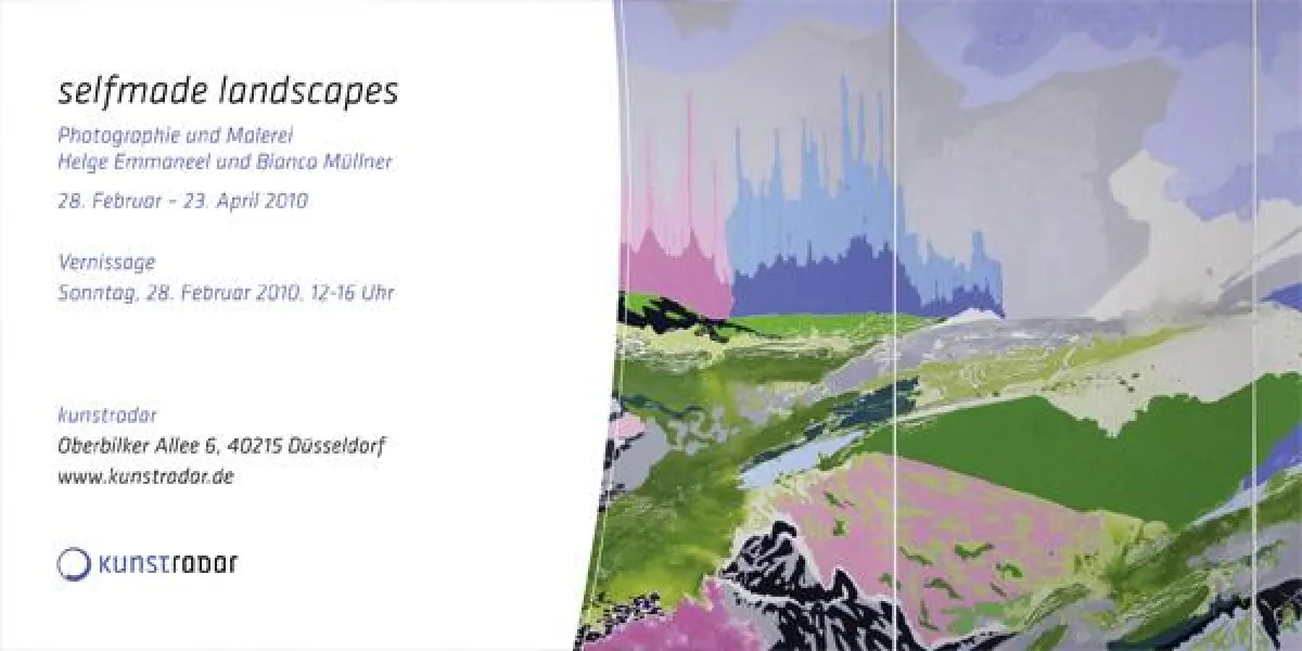 Einladung zur Ausstellungseröffnung in der Galerie kunstradar