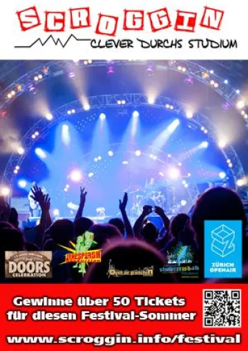 SCROGGIN verlost 50 Open-Air-Tickets Bild: SCROGGIN verlost 50 Open-Air-Tickets