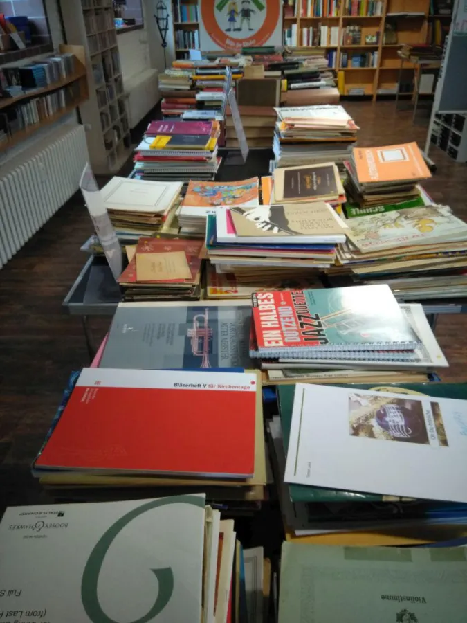 gebrauchte Noten im Notenkeller Celle