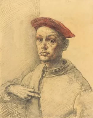 Bild: Ausstellungseröffnung in der Galerie Schwind Leipzig Werner Tübke – Zeichnungen 1980-1989