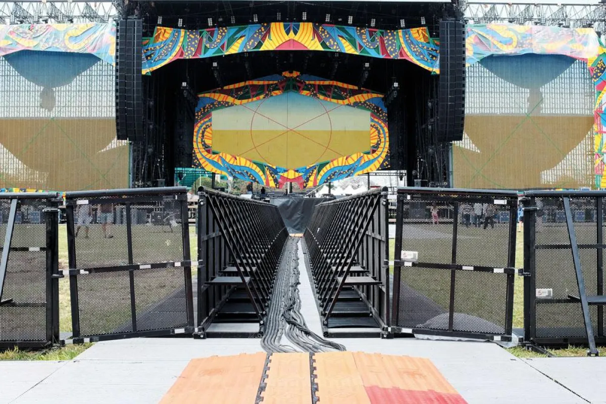 eps GIGS Bühnenbarrikaden l Arena Panels l Kabelschutzbrücken