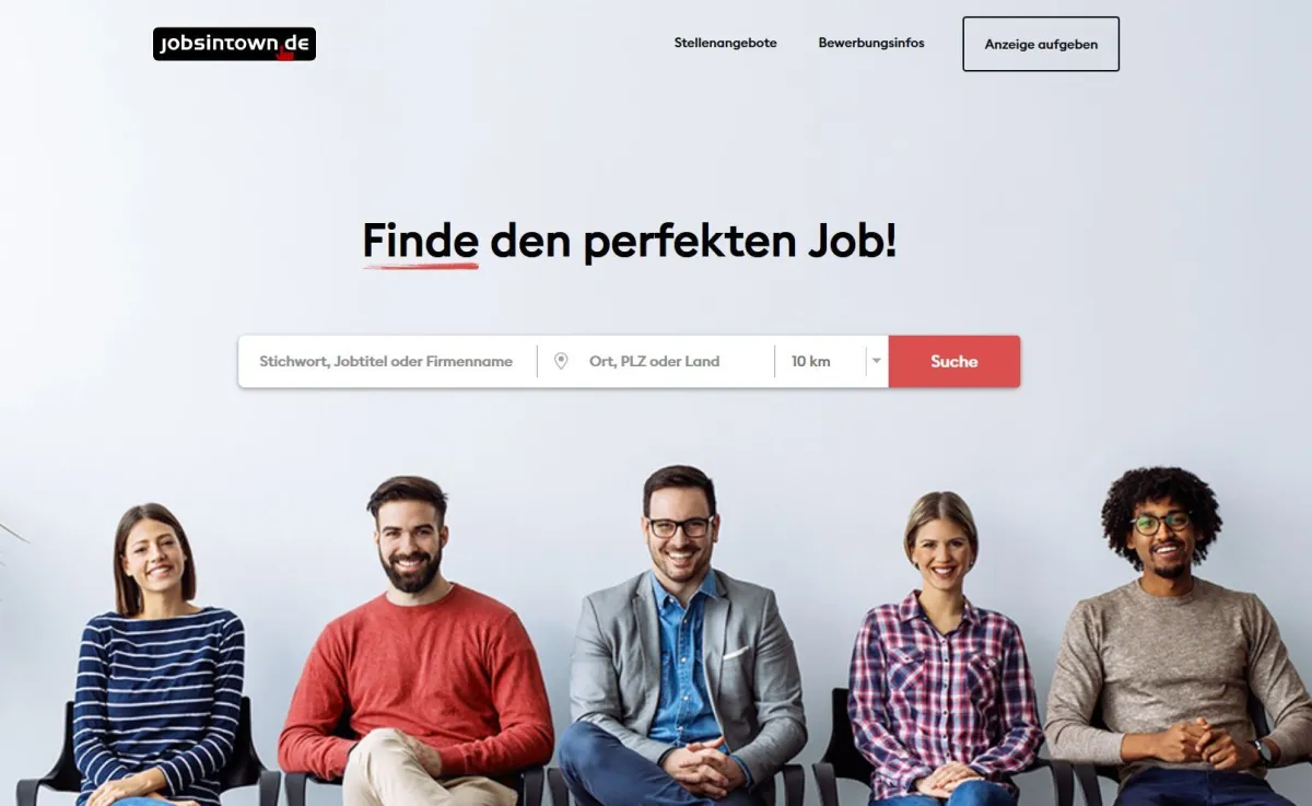 Website-Relaunch der Website Jobsintown.de (© Jobsintown.de GmbH)