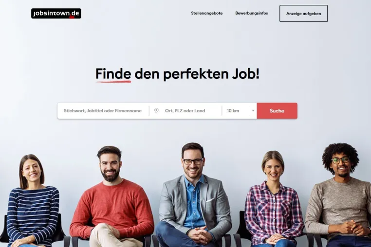 Website-Relaunch: Jobsintown.de in neuem Gewand Bild: Website-Relaunch: Jobsintown.de in neuem Gewand