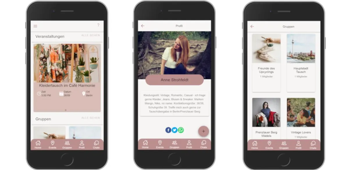 App screenshots