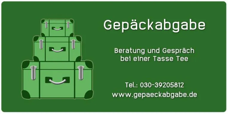 Bild: Samstags-Termine August 2013 in der Gepäckabgabe - Lebensberatung und Psychotherapie Berlin Friedrichshain