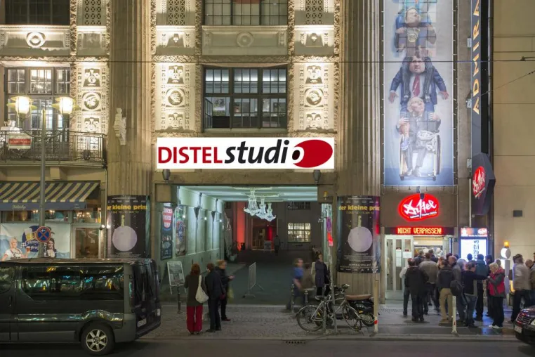 Bild: DISTEL-Studio - ein Zuhause für junge Satire-Fans
