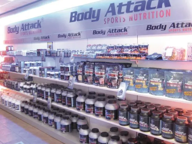Neue Shop-in-Shop-Regale von Body Attack Bild: Neue Shop-in-Shop-Regale von Body Attack