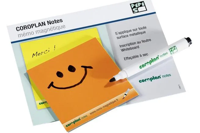 COROPLAN notes, die magnetische Gedankenstütze Bild: COROPLAN notes, die magnetische Gedankenstütze