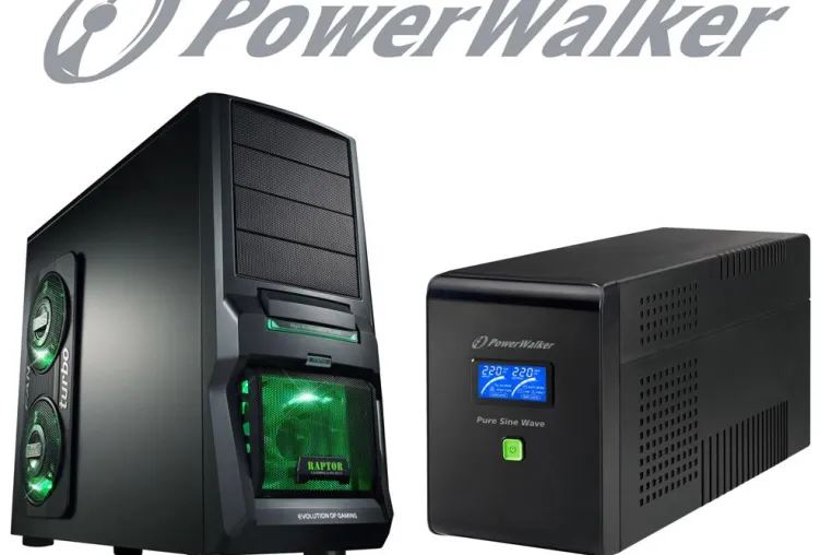 PowerWalker USV mit reinem Sinuswellen Ausgang. Schutz für Geräte wie Game PC / Server und Netzteile mit APFC Bild: PowerWalker USV mit reinem Sinuswellen Ausgang. Schutz für Geräte wie Game PC / Server und Netzteile mit APFC