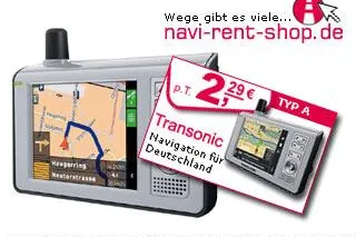 Bild: Teure Navigationssysteme nicht Kaufen sondern kostengünstig Mieten
