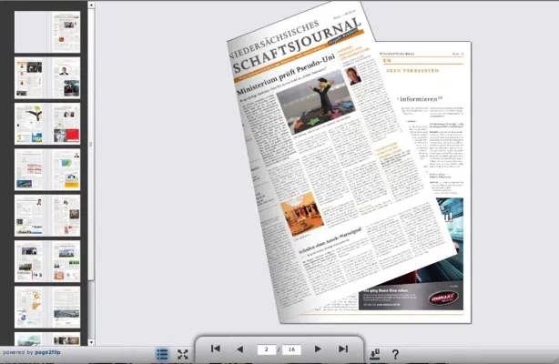 Bild: Online-Blättern ist in - Jetzt neu: Blätterdokumente online selbst erstellen