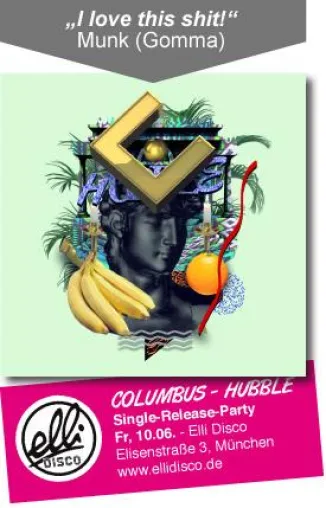 COLUMBUS - Single "Hubble" und Release-Konzert am 10. Juni Bild: COLUMBUS - Single "Hubble" und Release-Konzert am 10. Juni