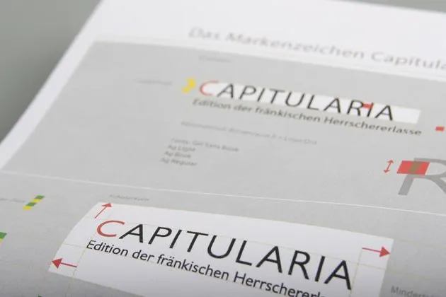 Bild: Gestaltung der Forschungs-Website Capitularia der Universität zu Köln