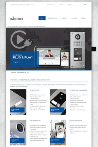 Bild: Türsprechanlage myintercom setzt neue Akzente mit Website-Relaunch
