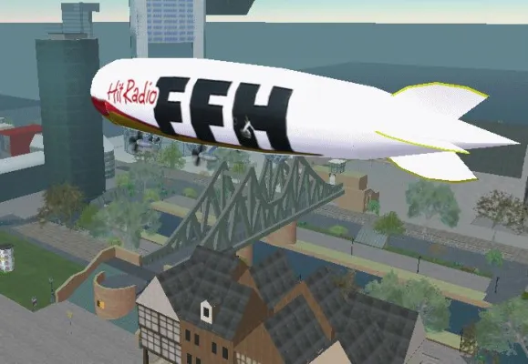 Bild: ffm crossmedia baut virtuelles Funkhaus für HIT RADIO FFH in Second Life