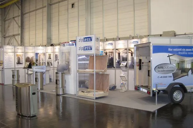 Bild: AirClean und ZipLess auf der IFH/Intherm in Nürnberg