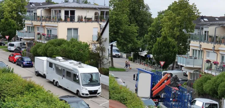 Bild: Safety First in Haarer Quartierstraßen