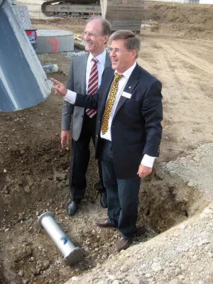 Bild: Allgäuer bauen Technologie-Park mit richtungsänderndem Dachkonzept