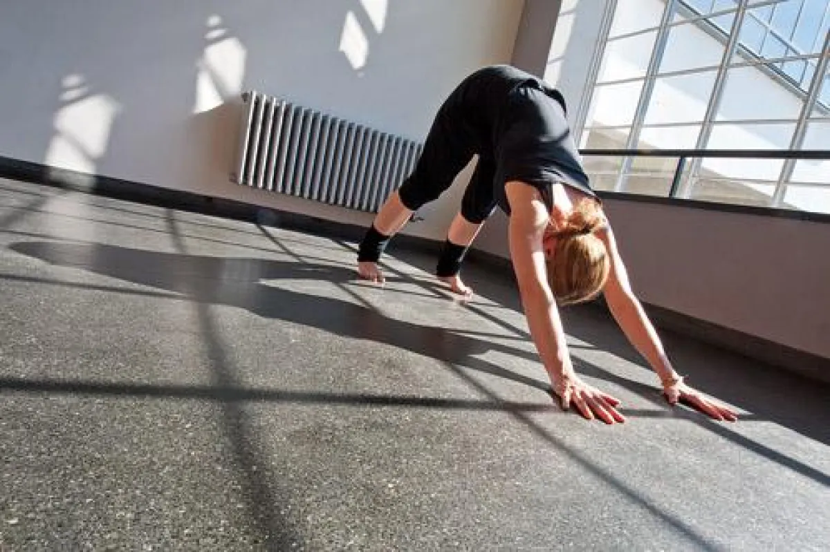 Der Hund: Adho Mukha Svanasana. (Foto: Ralph Fischer)