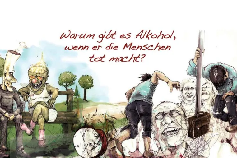Bild: Pionierfilm unterstützt Kampagne gegen Alkohol und Nikotinsucht bei Kindern und Jugendlichen.