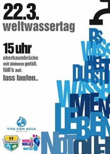 Zum Weltwassertag 2011: Lass laufen... für sauberes Trinkwasser! Bild: Zum Weltwassertag 2011: Lass laufen... für sauberes Trinkwasser!