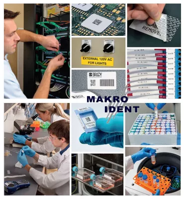 Bild: Großes Etiketten- und Material-Sortiment für Thermotransferdrucker