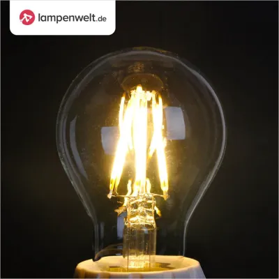 Bild: Die traditionelle Optik der Glühlampe mit den Vorteilen der LED: Filamentlampen bei der Lampenwelt GmbH