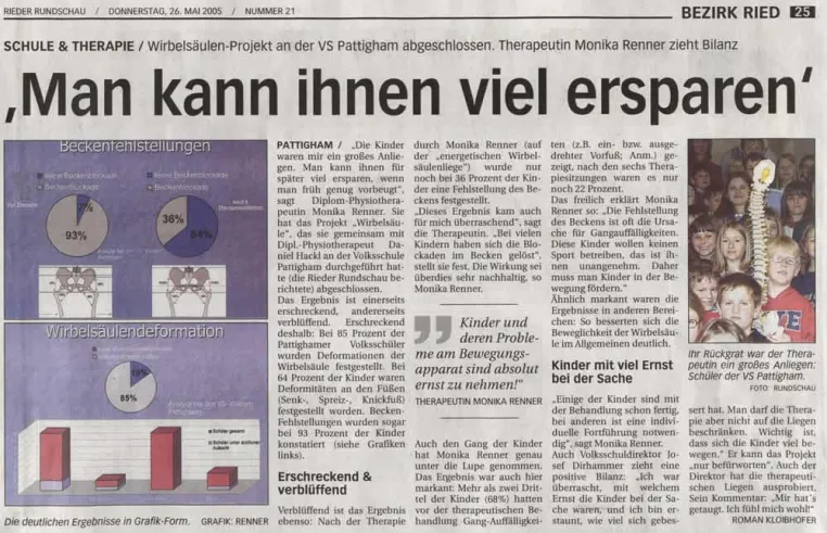 Schule &Therapie „Türmchen-Fit“ Ein Wirbelsäulenprojekt für unsere Kinder Bild: Schule &Therapie „Türmchen-Fit“ Ein Wirbelsäulenprojekt für unsere Kinder