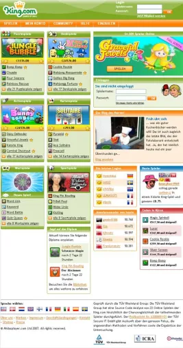 Offiziell zertifiziert - Spielen auf King.com ist sicher Bild: Offiziell zertifiziert - Spielen auf King.com ist sicher