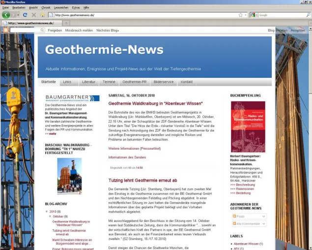 Bild: Neues Informationsportal für Geothermie
