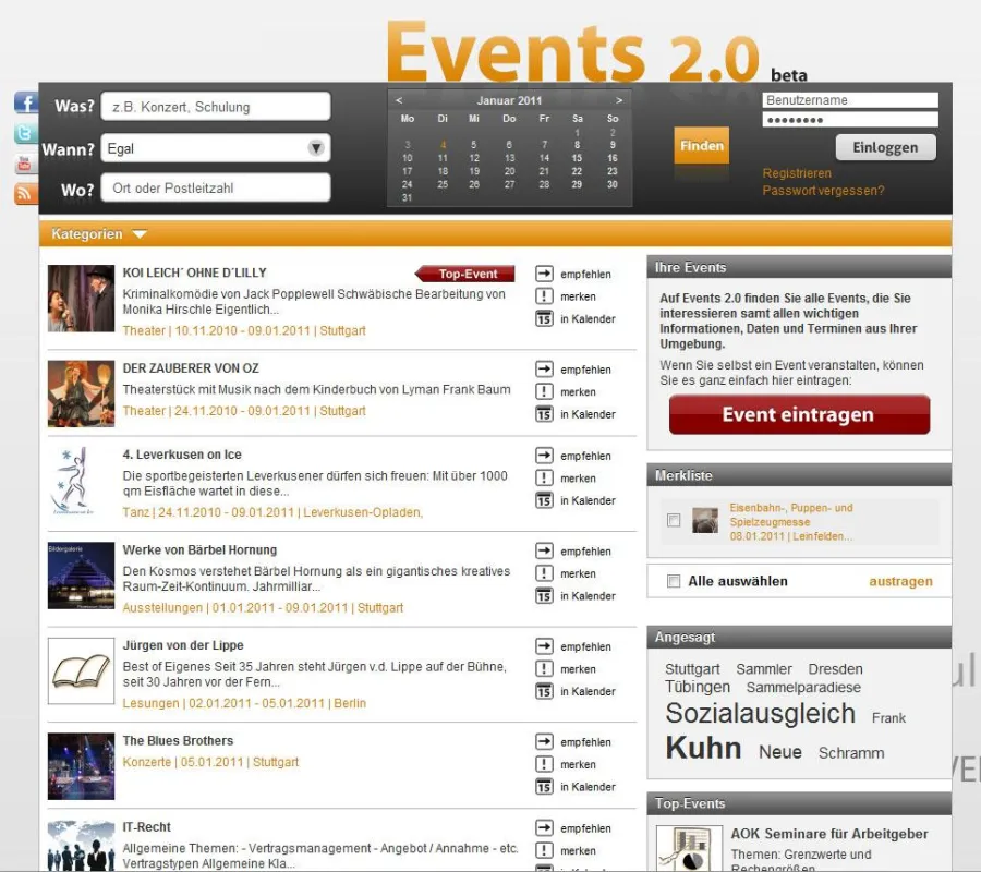 Events Zwei Null