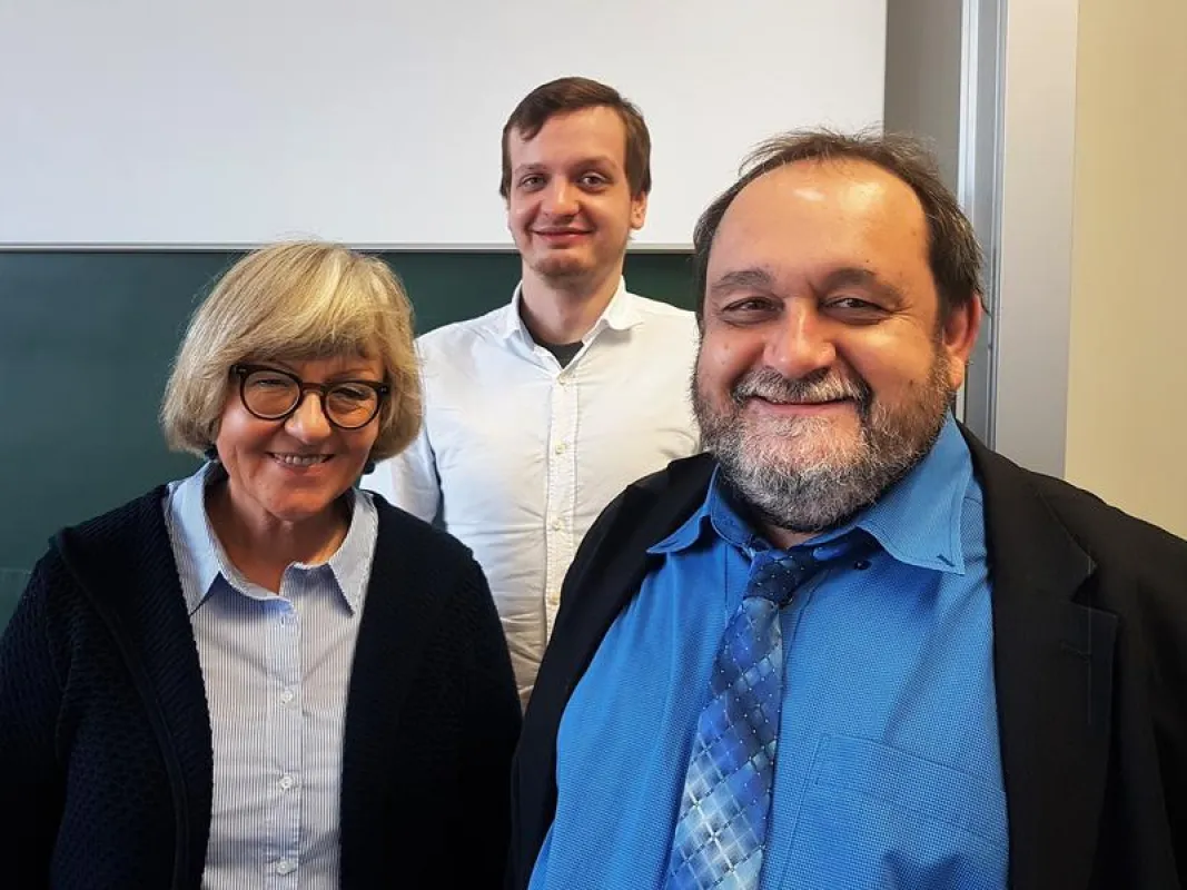 Ulrike Rodust, MdEP, Hendrik Schwind-Hansen, Hochschulgruppensprecher der Friedrich-Ebert-Stiftung, Prof. Dr. Werner Reinhart, Präsident der EUF. (Kathrin Fischer)