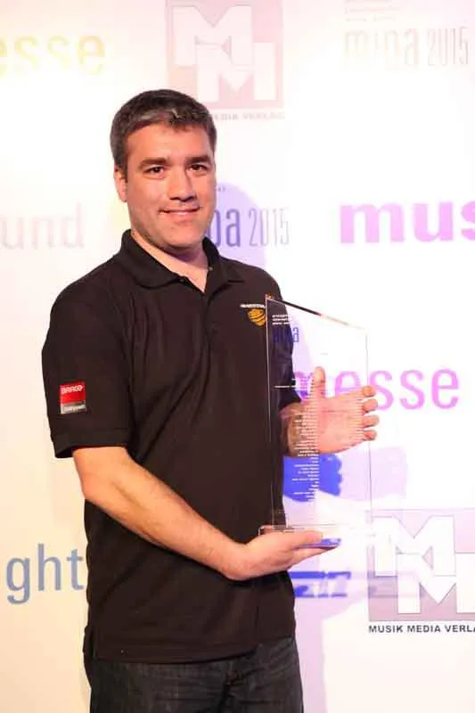 Jonathan Kemble, Senior Software Engineer von High End Systems empfing den pipa award 2015 (Foto: Di