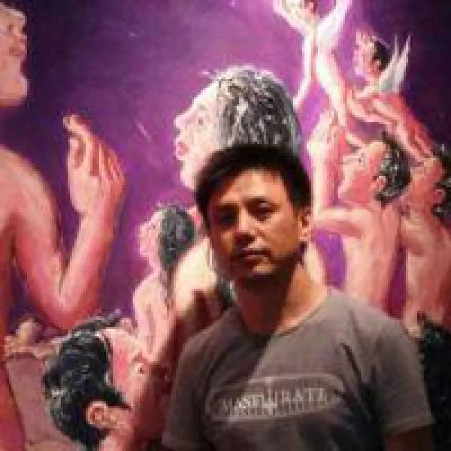 Zhu Jiuyang, bekannter zeitgenössische Künstler aus China-(c)Jie Stollenwerk