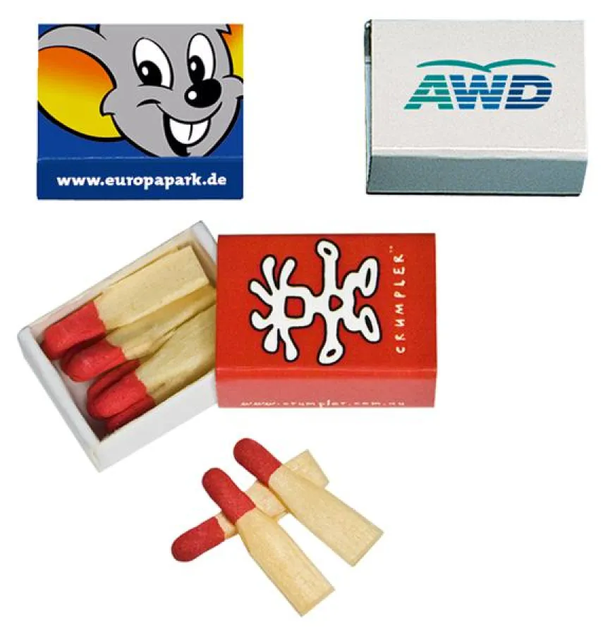 Streichhölzer als Werbemittel