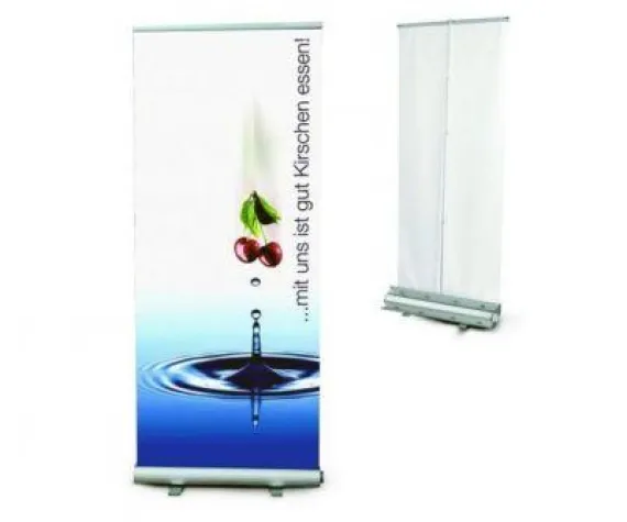 Neue Roll Up Display Systeme ab Lager für B2B-Abnehmer Bild: Neue Roll Up Display Systeme ab Lager für B2B-Abnehmer