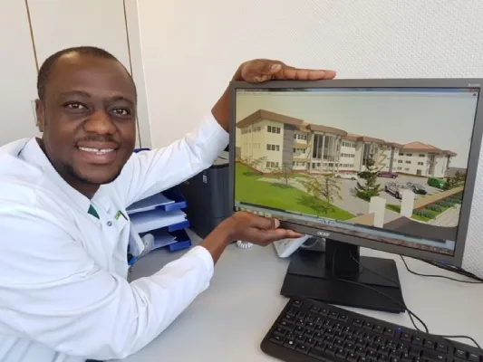 Bild: Draka-Datenkabel für Krankenhaus in Ghana