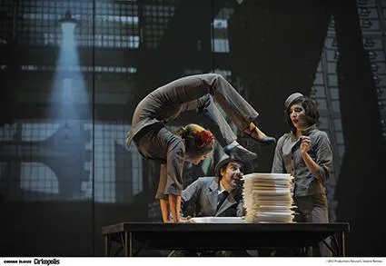 Bild: Cirque Éloize mit 'Cirkopolis' auf dem Tollwood Winterfestival 2015