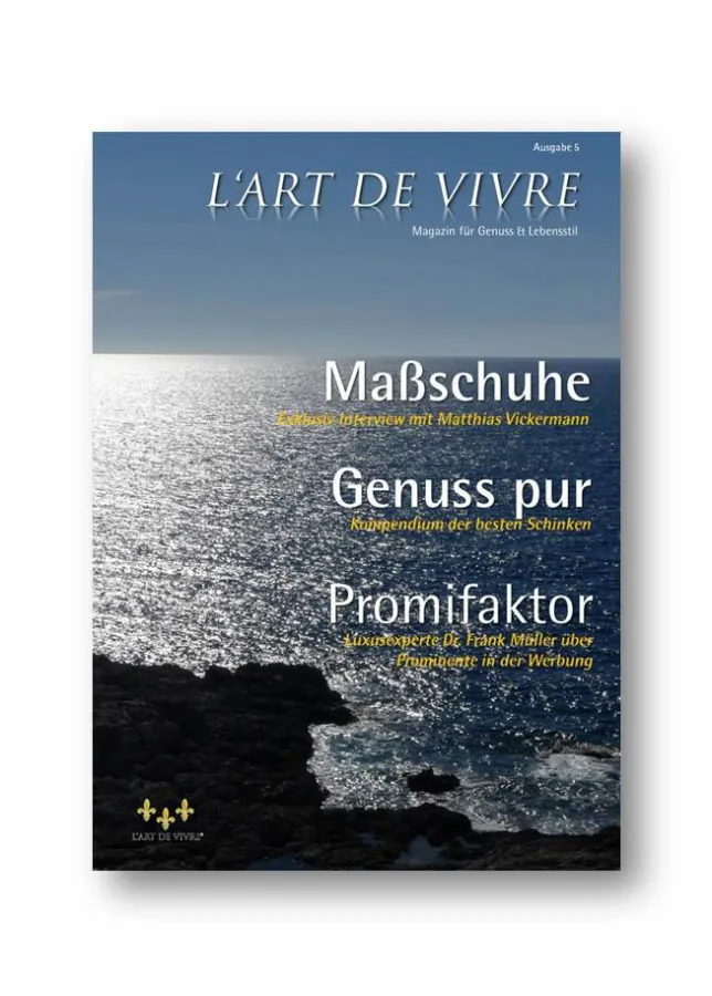 Titel der neuesten Ausgabe des L'Art de Vivre Magazins