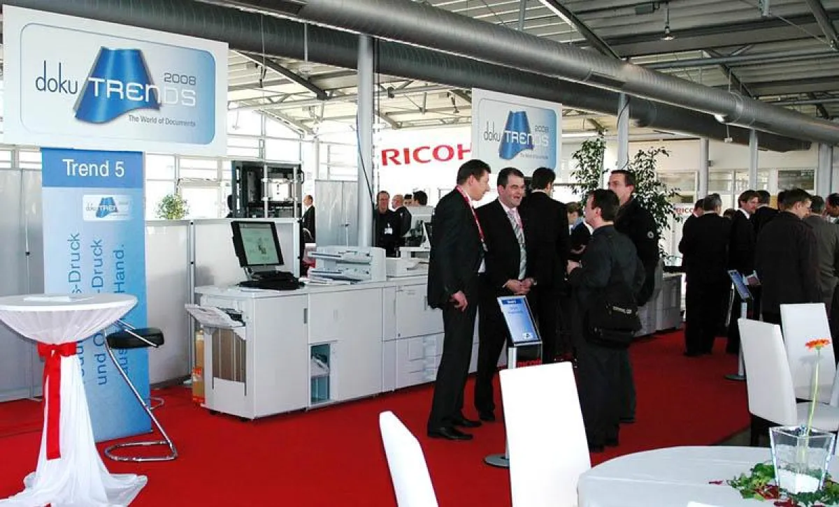 Auch zur dokuTRENDS 2009 erwartet Ricoh wieder viele interessierte Besucher.